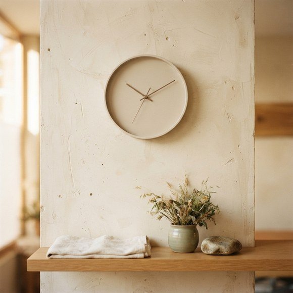 Reloj de pared de esfera clara, cuánto ejercicio hay que hacer
