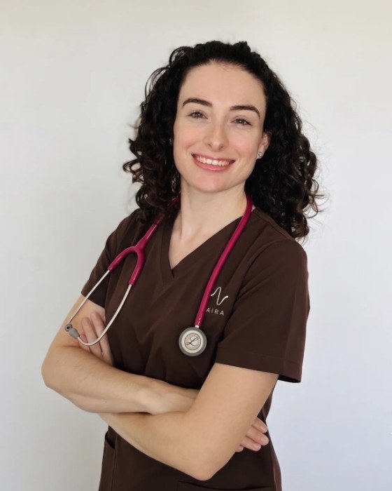 Andrea Martín, fisioterapeuta y fundadora de AIRA Fisioterapia + Pilates, en Tarragona